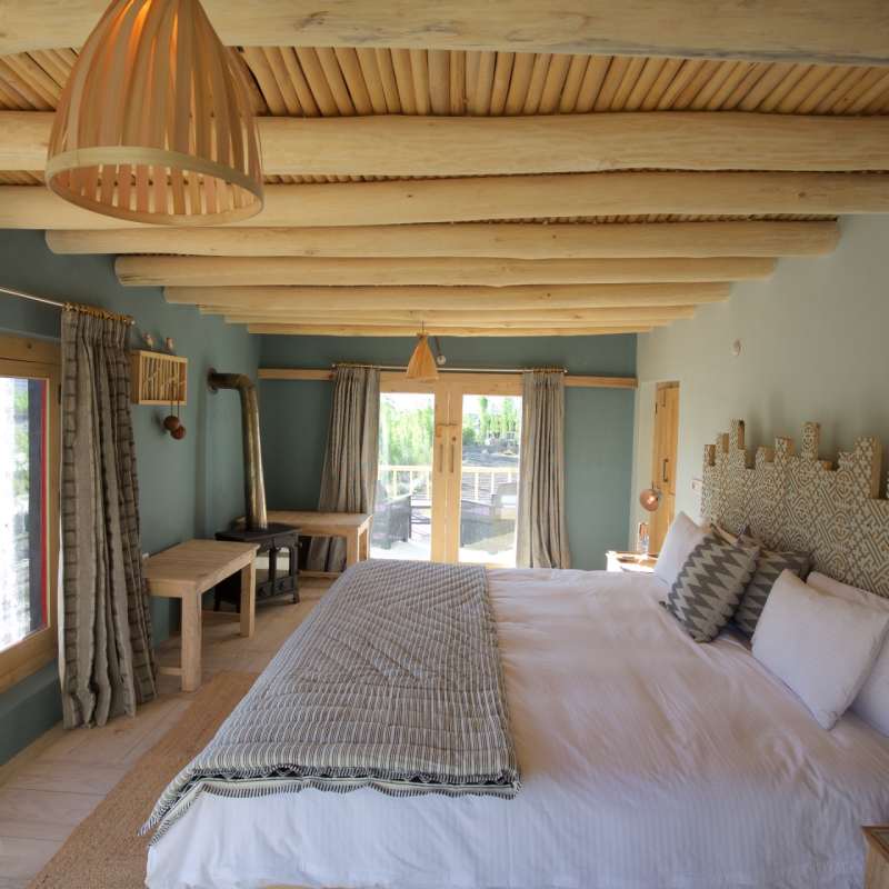 Shakti River House Bedroom - Shakti Ladakh Village Houses