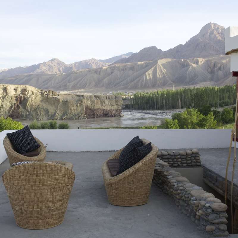 Views from Indus Village House - Shakti Ladakh Village Houses