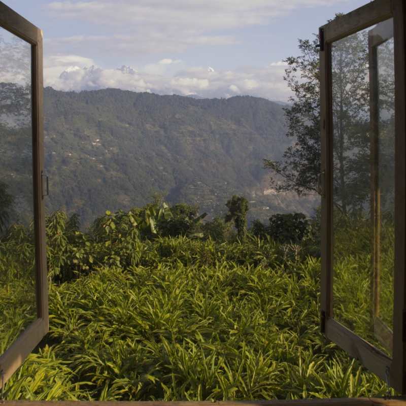 Views from Hee House - Shakti Sikkim Village Houses
