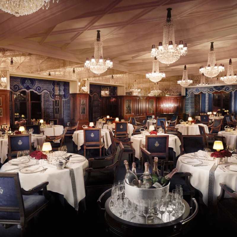 George V dining room - Ashford Castle 