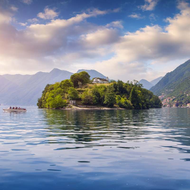 Lake Como Isola Comacina 