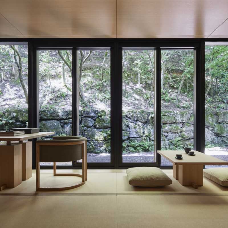 View from Aman Kyoto Guest Rooms 