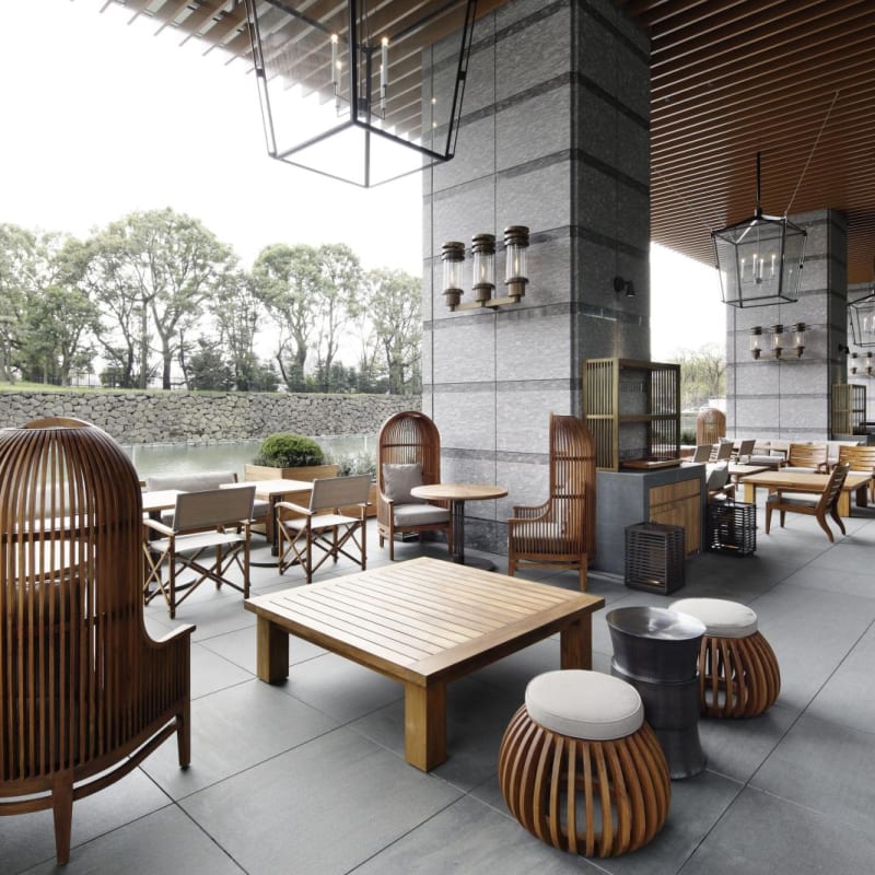 Breakfast terrace - Palace Hotel