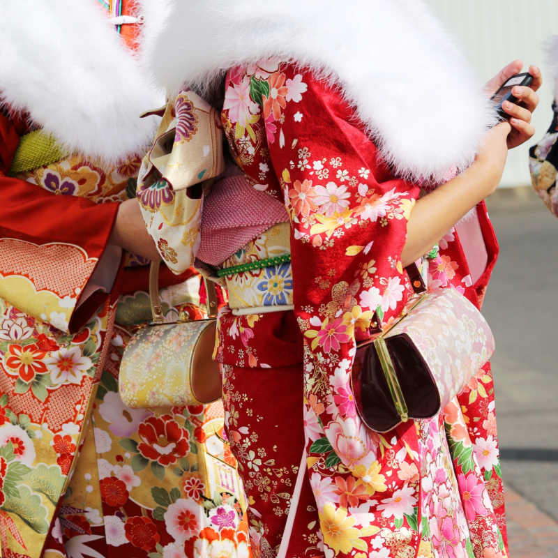 Kimonos in Kyoto