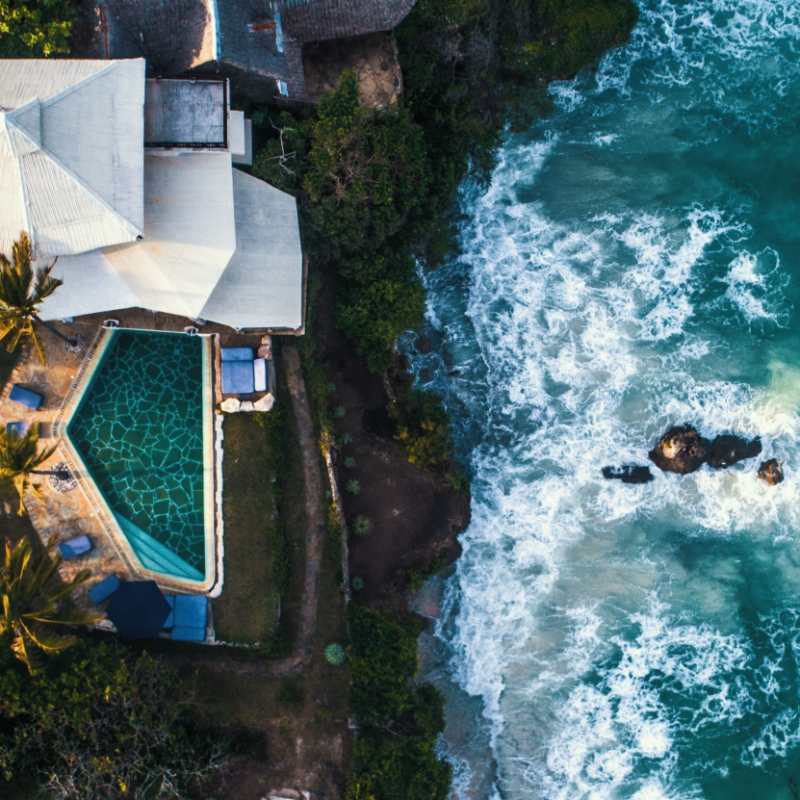 Aeriel view - Alfajiri Cliff Villa