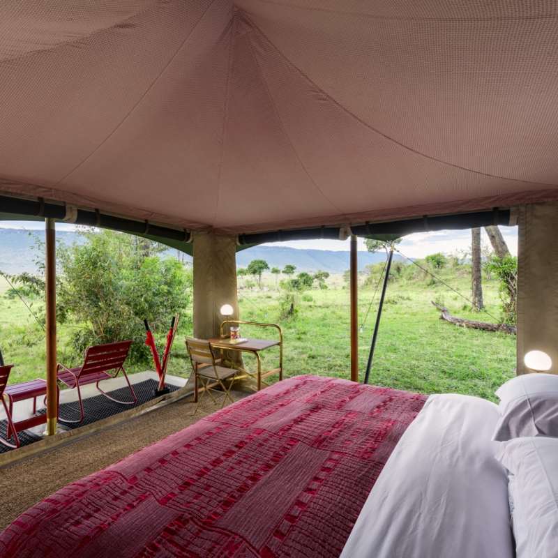 Angama Safari Camp - Views from Guest Tent 
