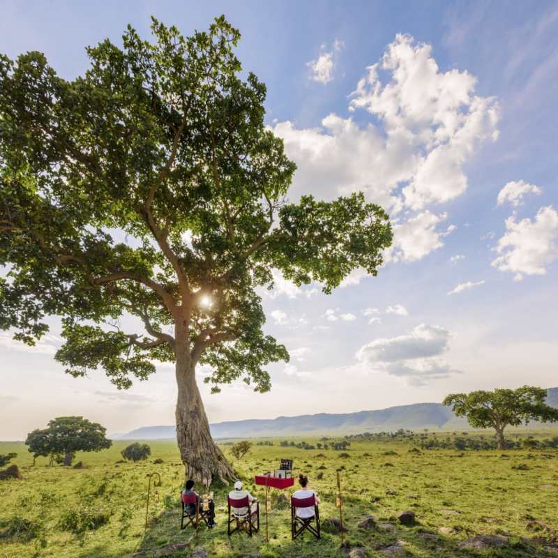Angama Safari Camp - Sundowners 