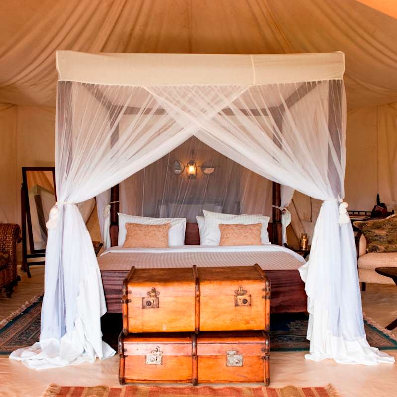 Bed - Cottar's 1920 Safari Camp