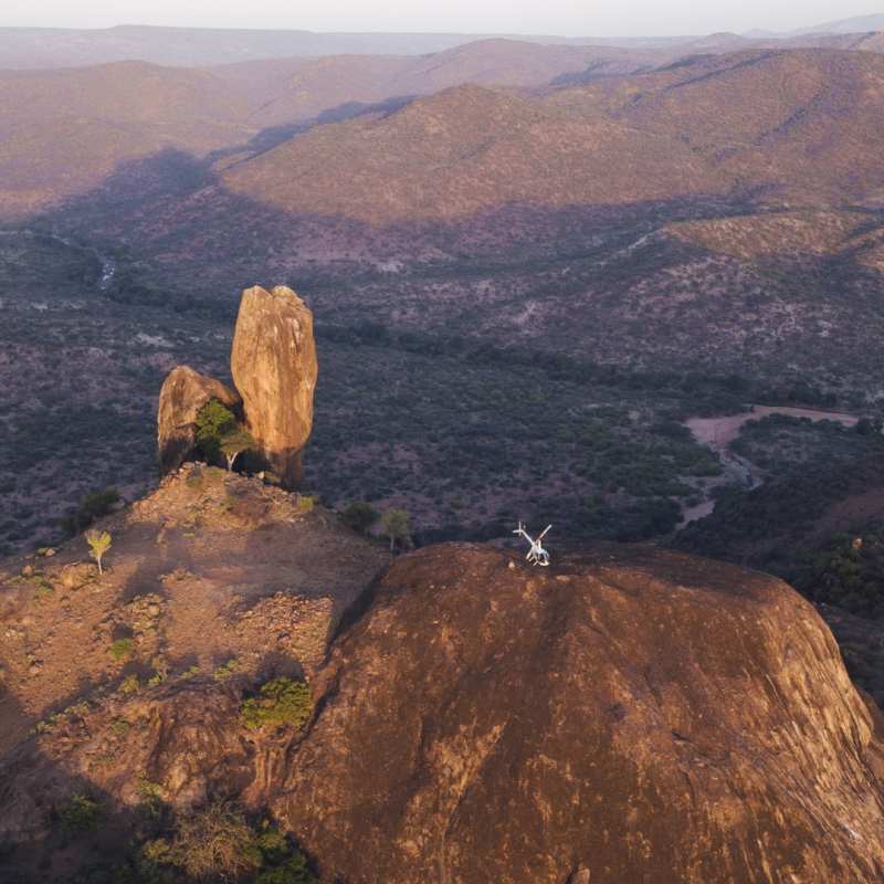 Helicopter ride - Ol Malo