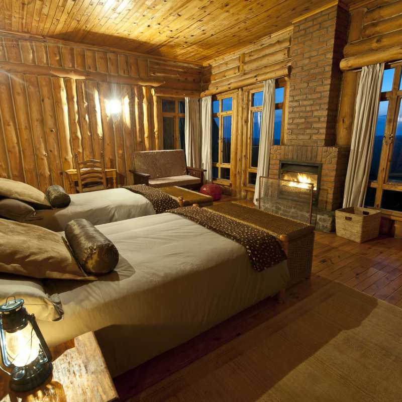 Inside a chalet - Chelinda Lodge