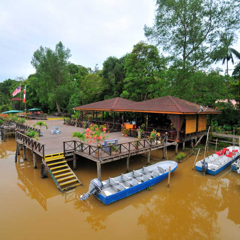 Jetty and Restaurant  - Abai Jungle Lodge