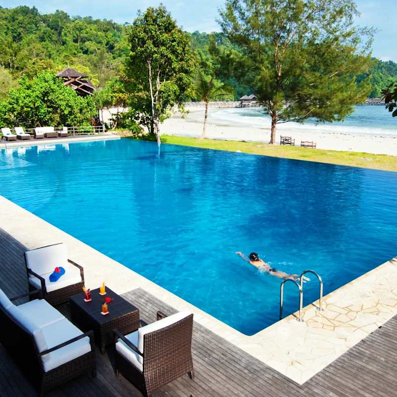 Swiming Pool - Bunga Raya Island Resort