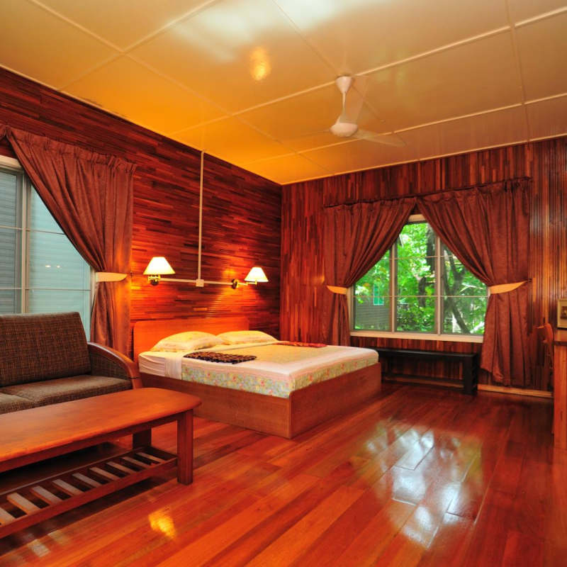 Double Bed Room - Kinabatangan Riverside Lodge