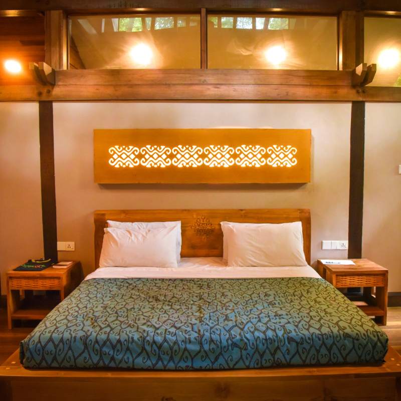 Villa Bedroom - Sukau Rainforest Lodge
