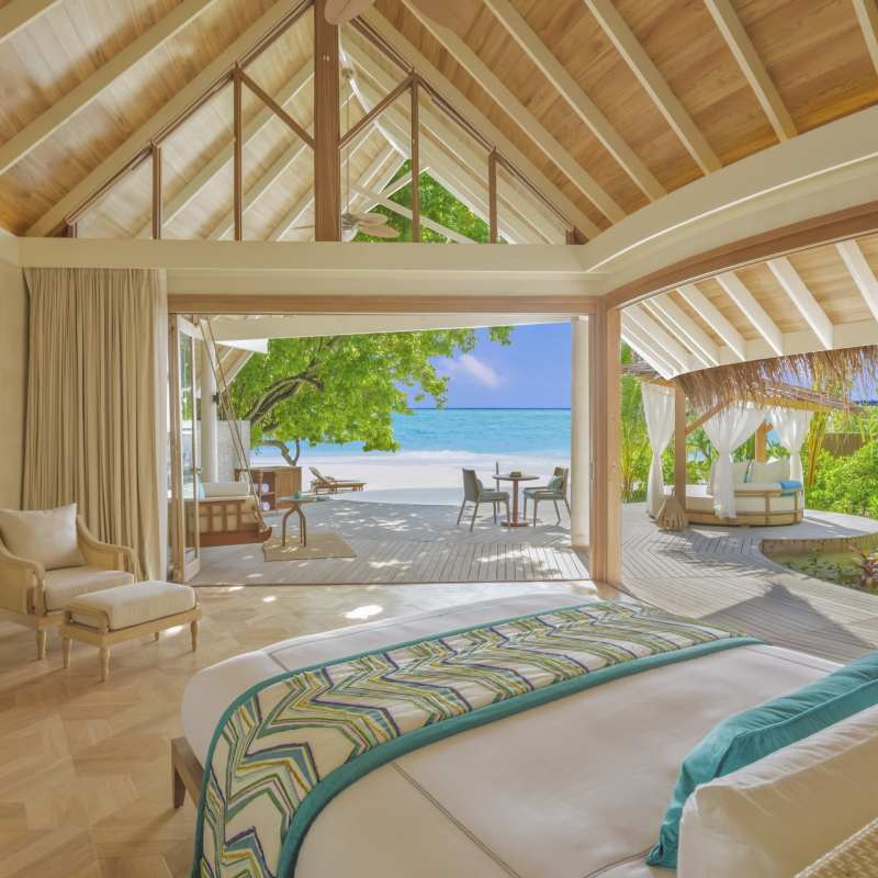 Beach Pool Villa Interior - Milaidhoo