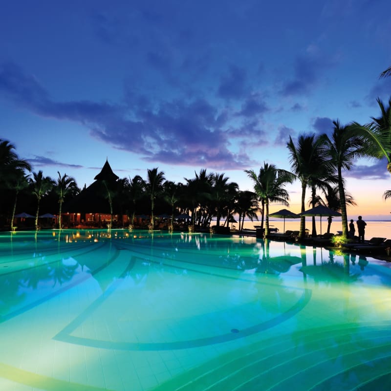 Main Pool at Dusk