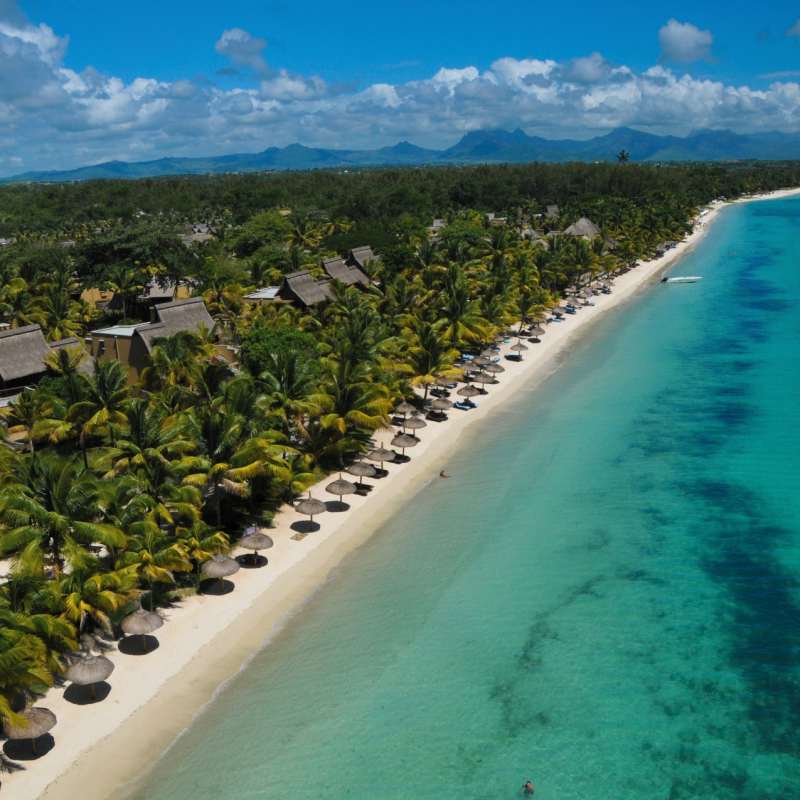 Ariel View Beach  