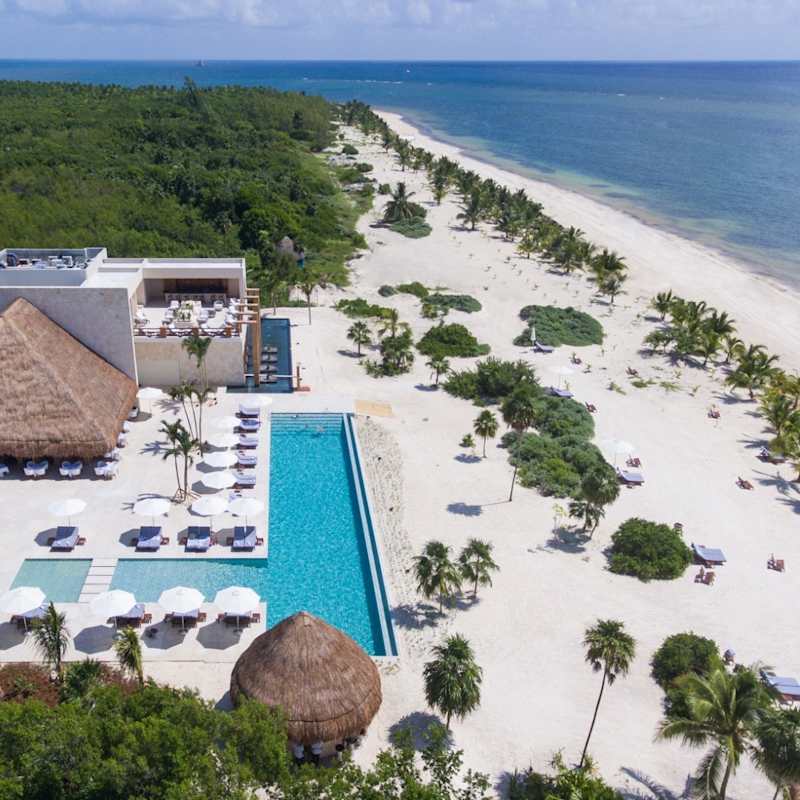 Maroma Beach and the resort