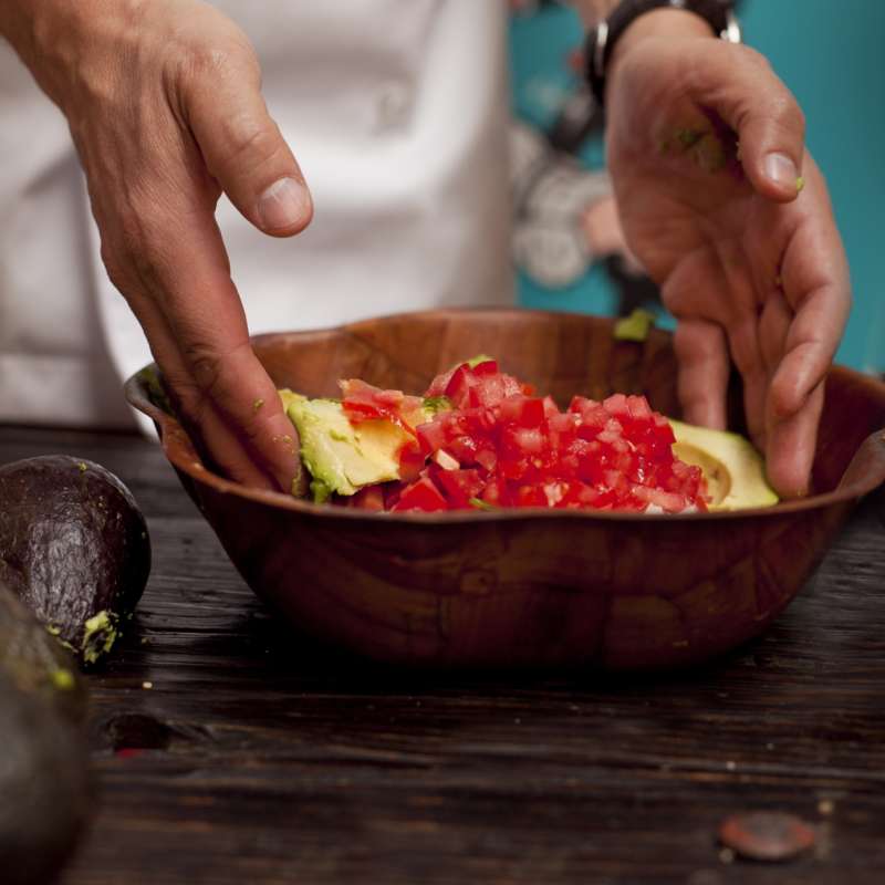 Making guacamole - A Culinary Journey
