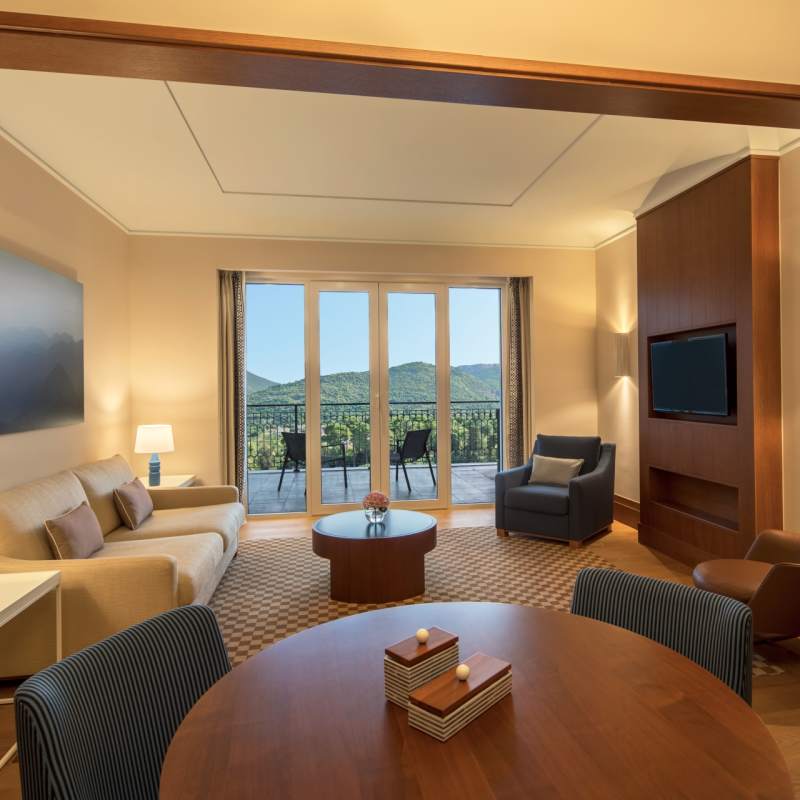 Two Bedroom Suite living room - Regent Porto Montenegro