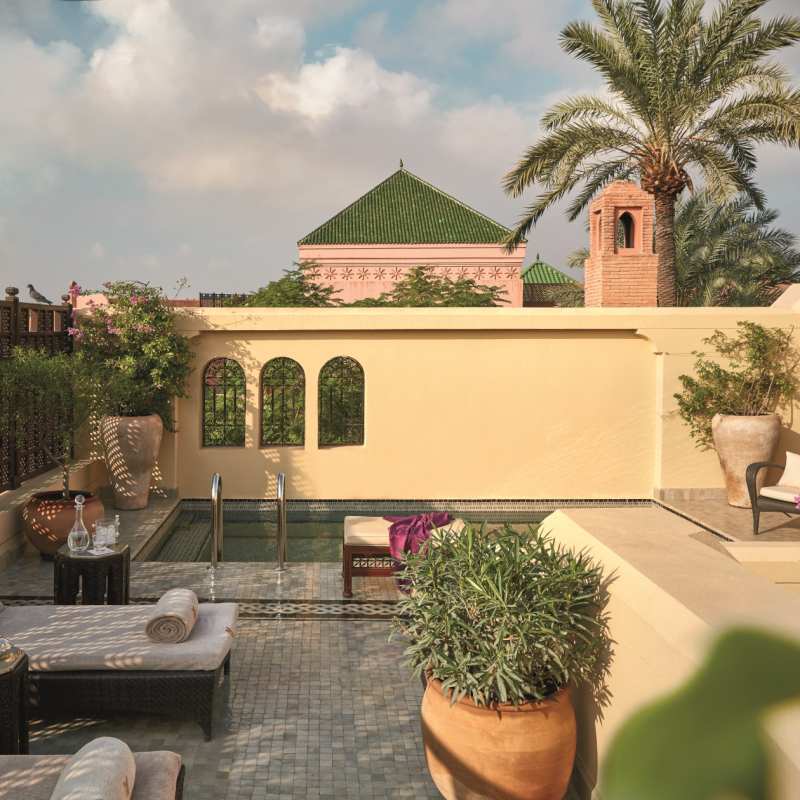 Riad roof terrace - Royal Mansour