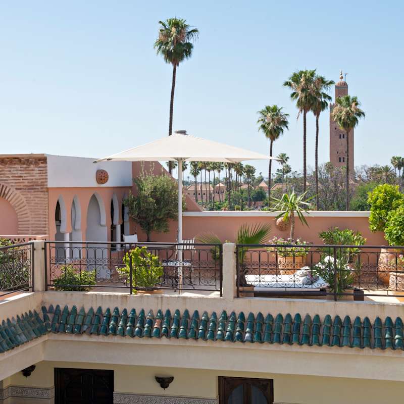 View from terrace - Villa des Orangers