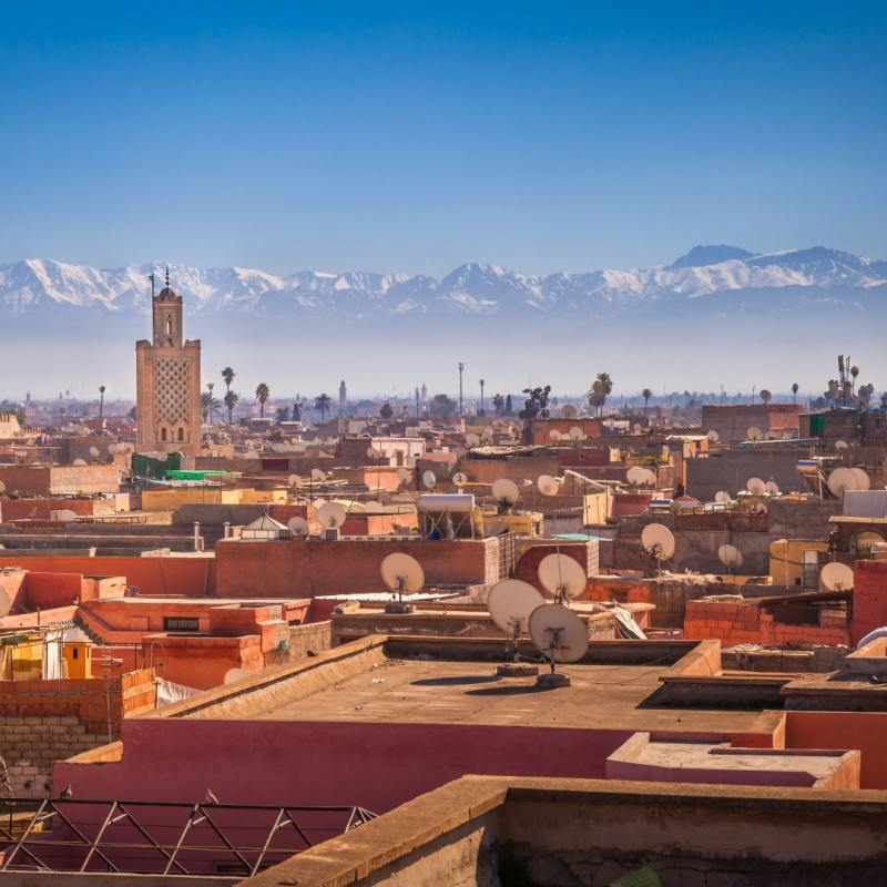 Marrakech skyline - Classic Morocco