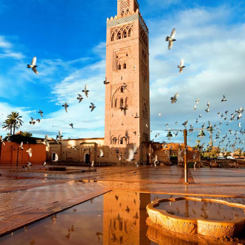 Marrakech Koutoubia Mosque - Morocco Honeymoon