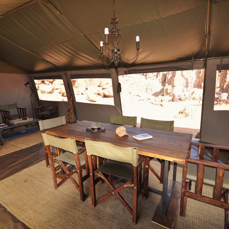 Camp dining room - Ozondjou Trails