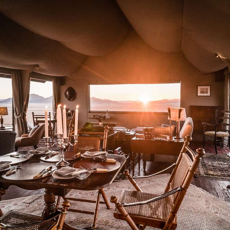 Dining and living area 