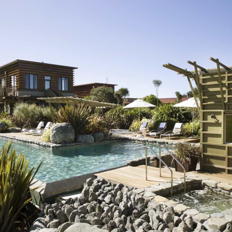Outdoor pool - Hapuku Lodge