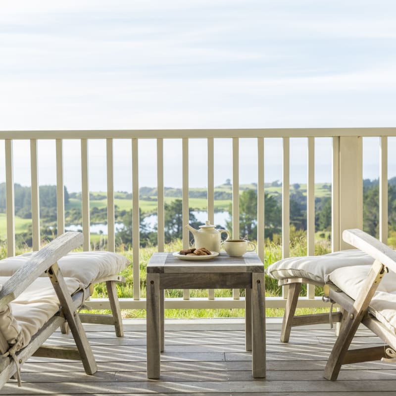 Ridge Suite Balcony - The Farm at Cape Kidnappers 