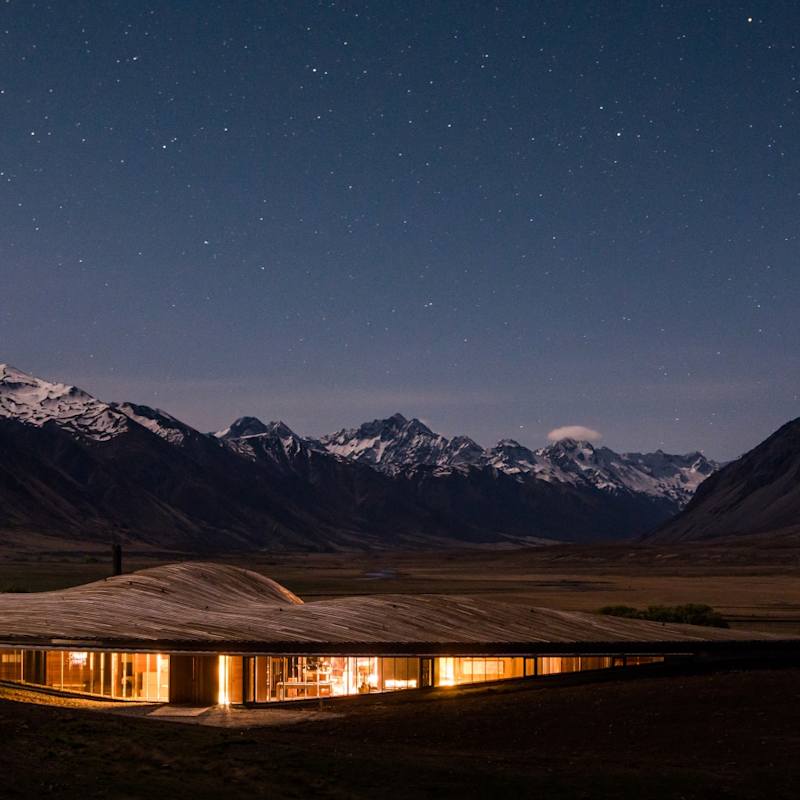Exterior at Night - The Lindis 