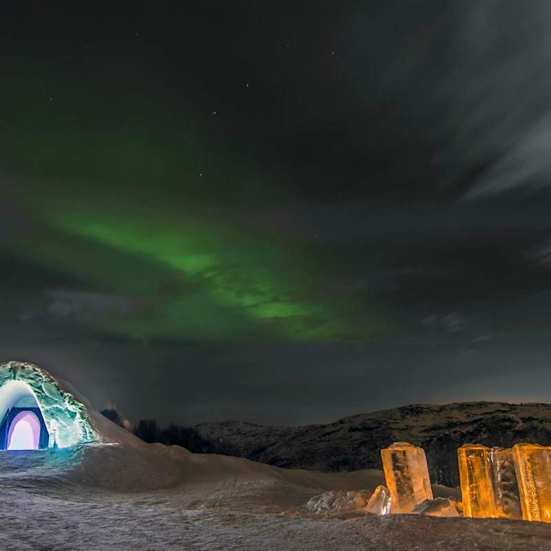 Snow Hotel Entrance - Kirkenes Snow Hotel