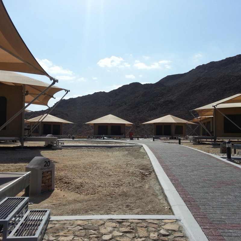 Eco Tents Exterior - Ras al Jinz Turtle Reserve