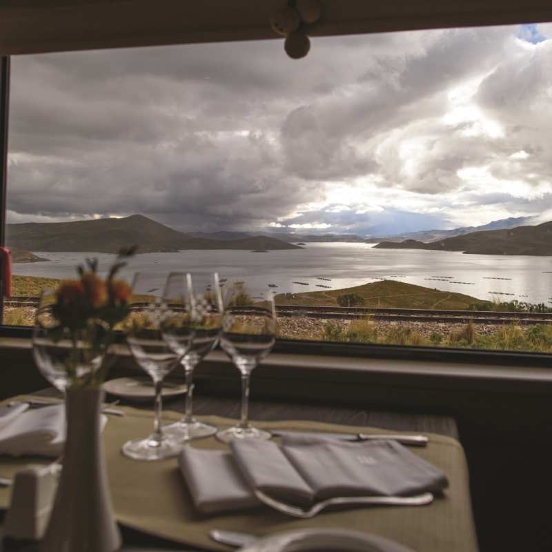 Restaurant views - Belmond Andean Explorer