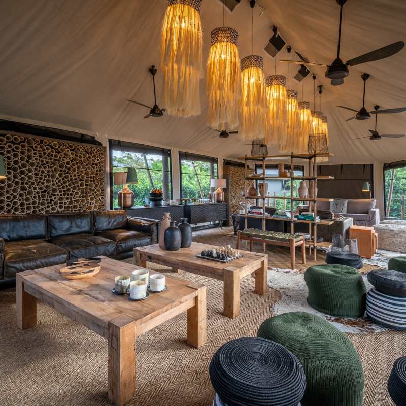 Lounge at Magashi Camp 