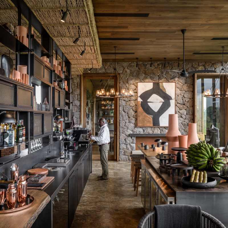 Bar at Singita Kwitonda 