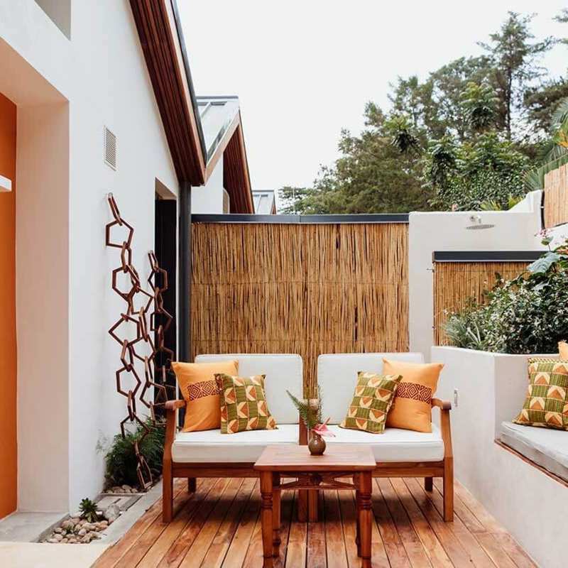 Outside terrace - The Retreat by Heaven