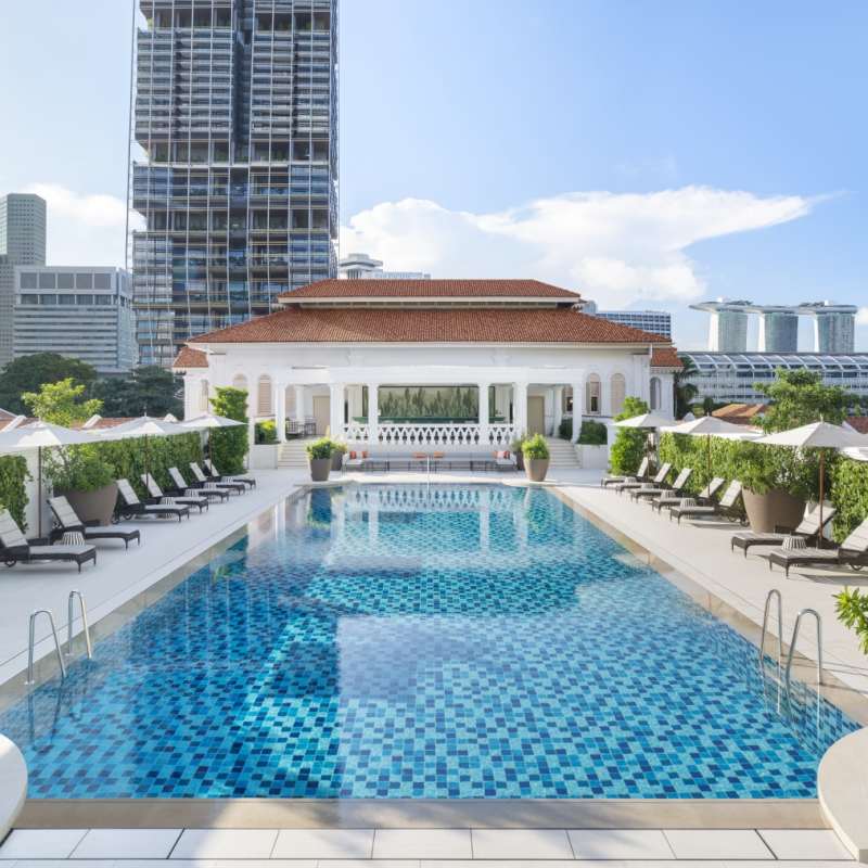 Swimming Pool - Raffles Hotel Singapore 