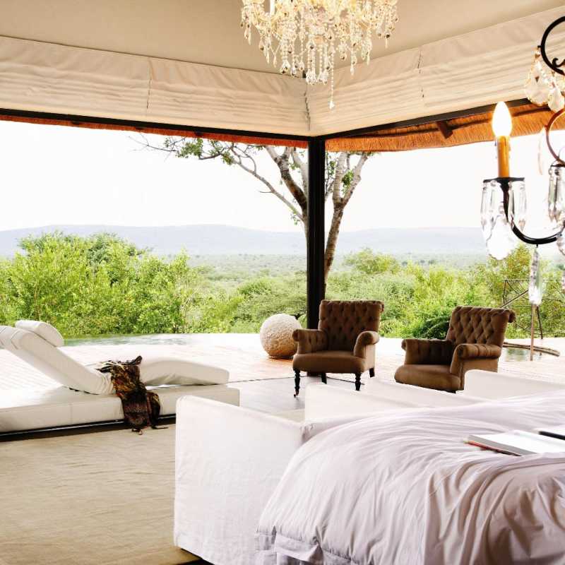 View from bedroom - Molori Safari Lodge