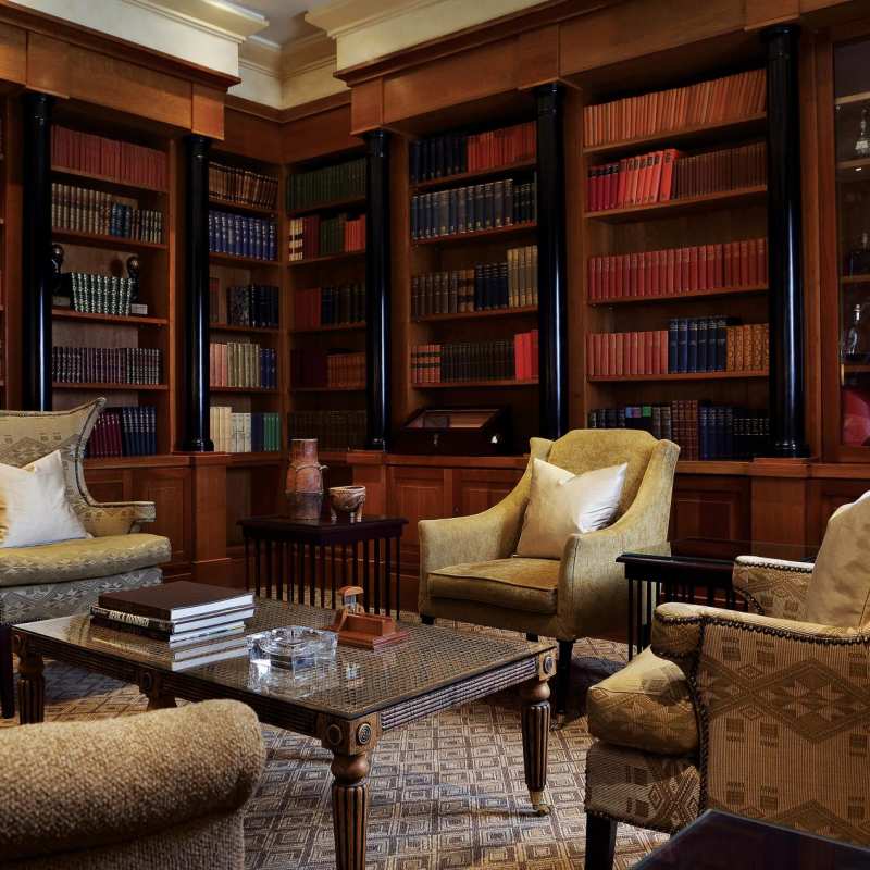 Library - Saxon Hotel, Villas & Spa