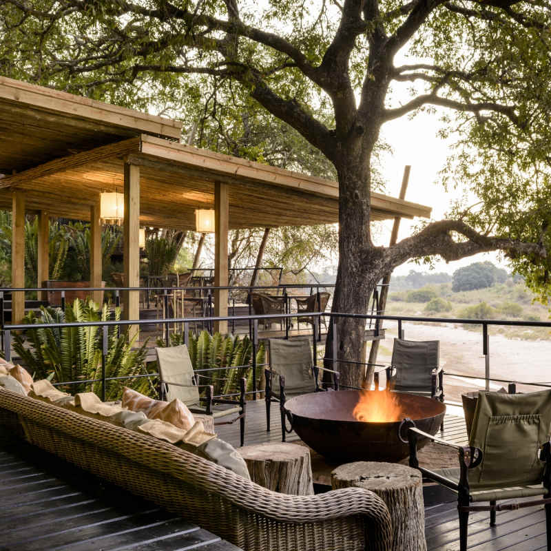 Main area at Singita Ebony 