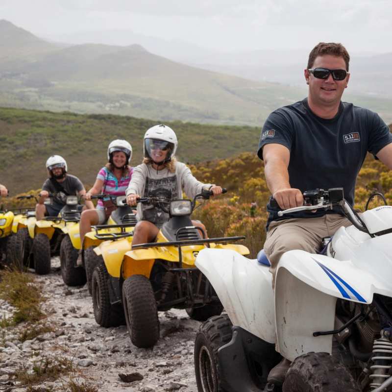 Quadbiking at Grootbos 