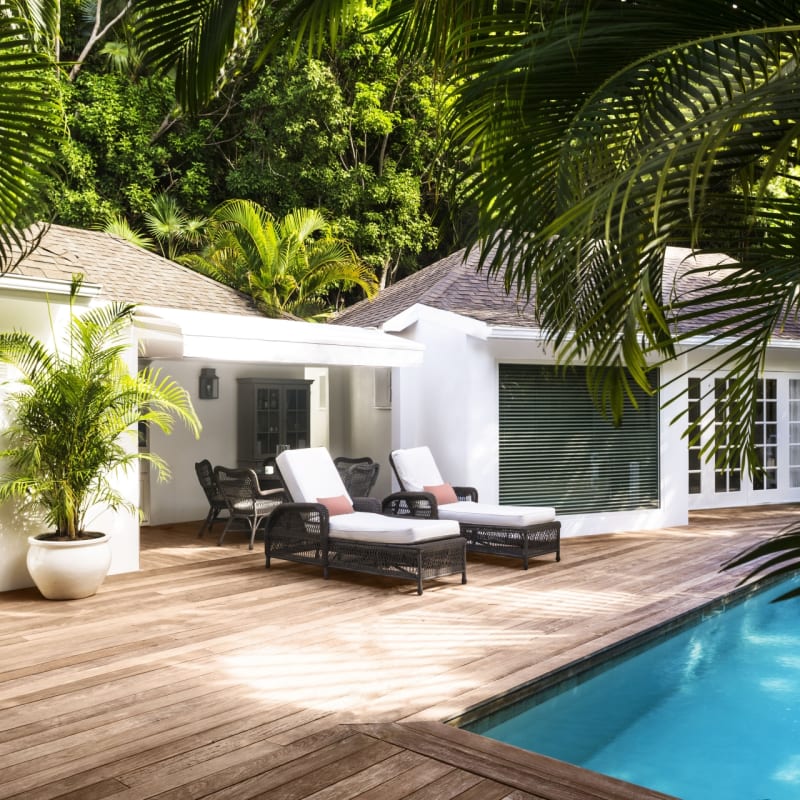 Two bedroom garden suite pool 