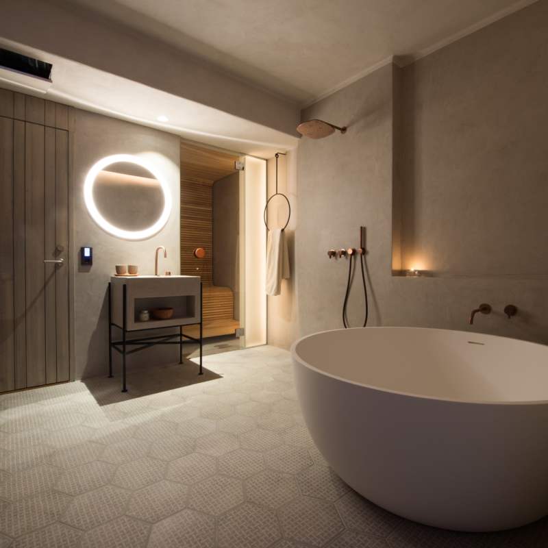 Deluxe Suite bathroom 