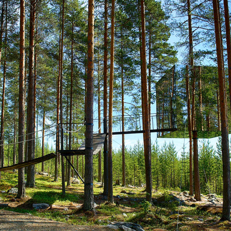 The Mirror Cube - Treehotel