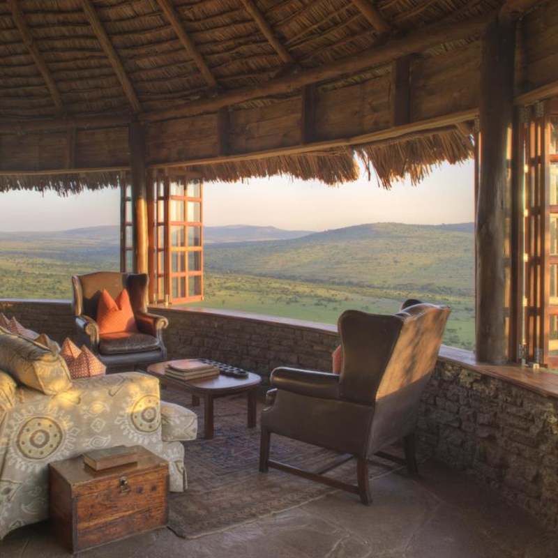 Lounge area - Klein's Camp 