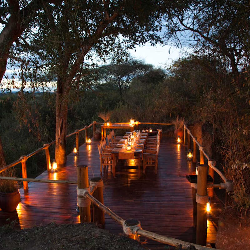 Dining area - Oliver's Camp