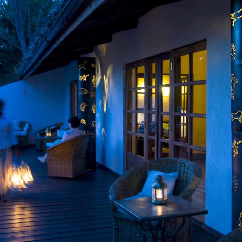 Evening lanterns - The Plantation Lodge